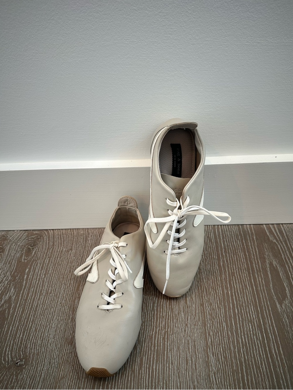 Rag & Bone Slim Retro Runner Leather Sneakers